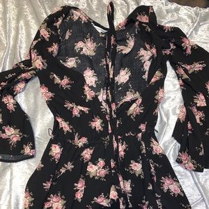 American eagle floral romper